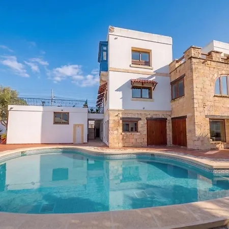 Kampanella - Luxury 7 Bedroom With Pool , Jacuzzi , Panoramic Sea & Sunset Views